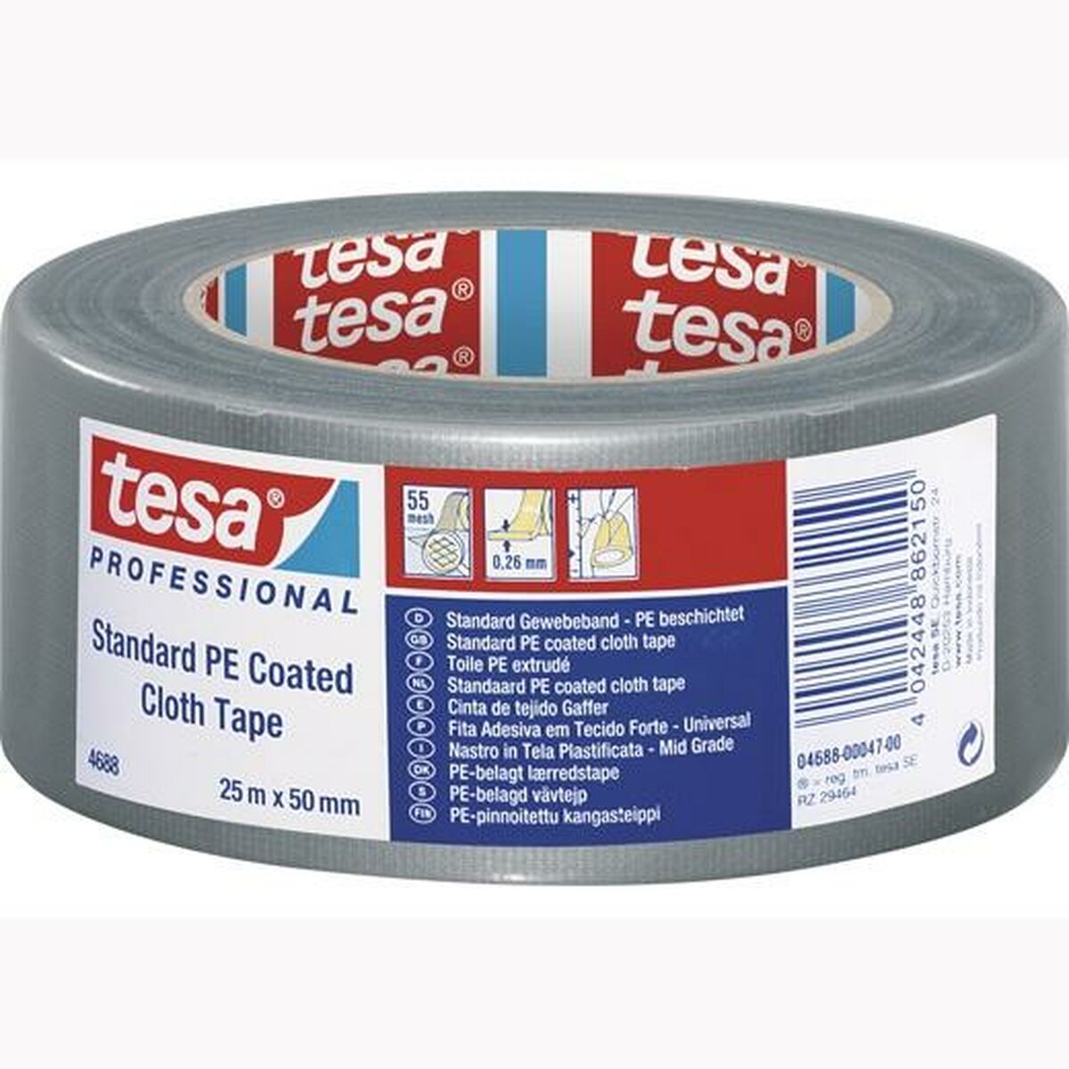 Självhäftande band TESA Grå - 2