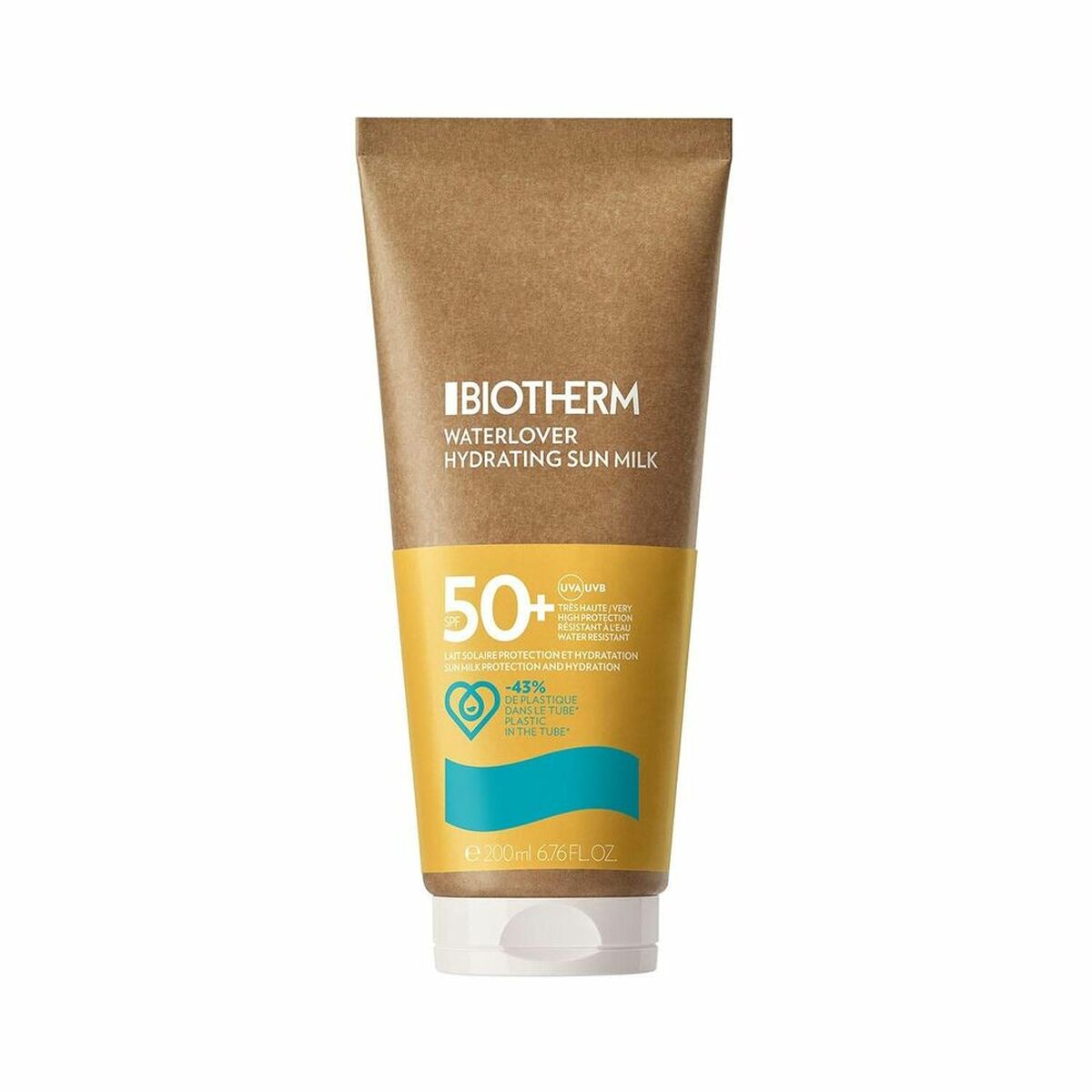 Solskydd Waterlover Hydrating Sun Milk Biotherm SPF 50+ (200 ml)