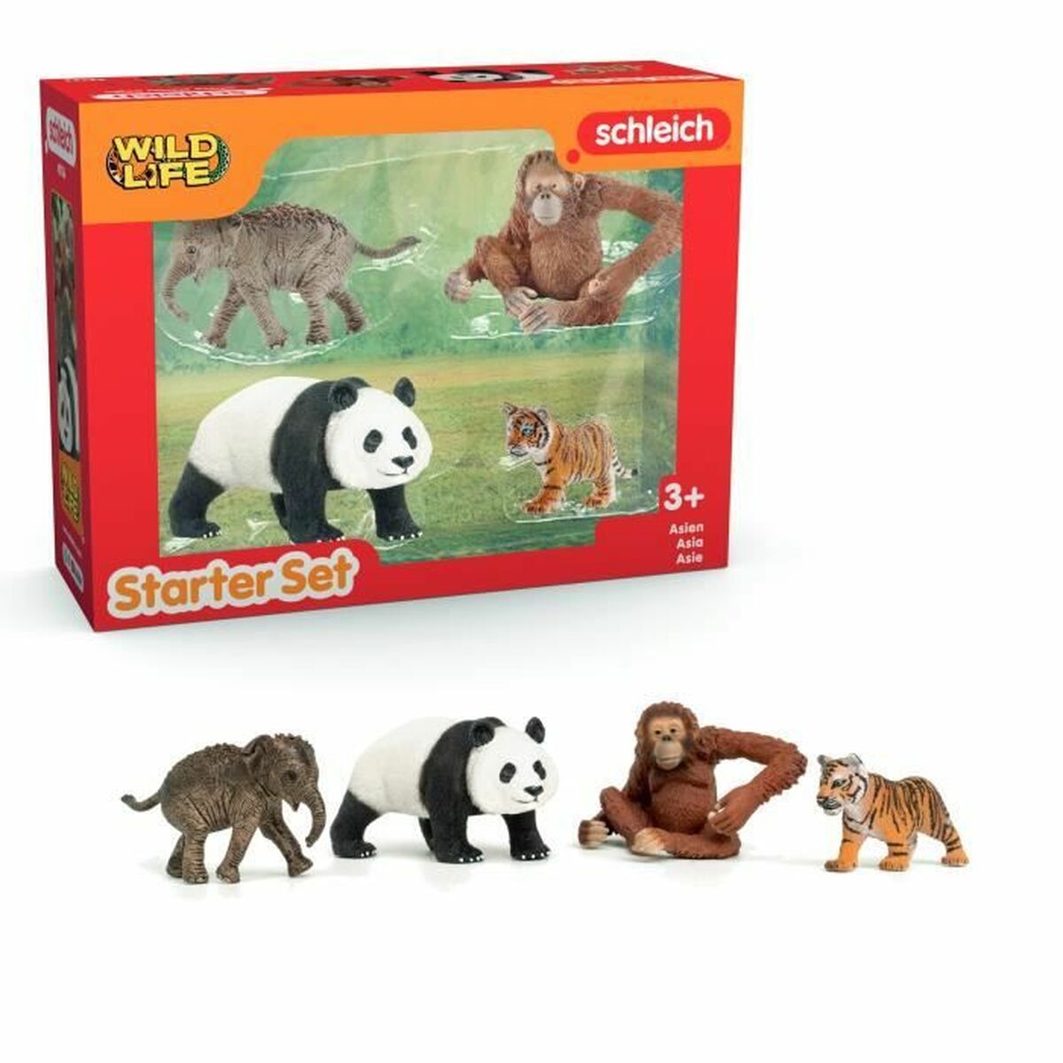 Playset Schleich My First Asian Animals 4 Delar