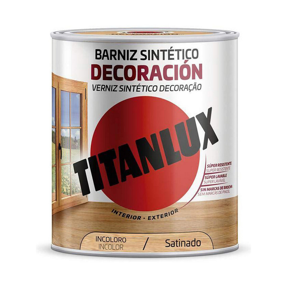 Fernissa Titanlux M11100334 Valnöt 750 ml Satinfinish