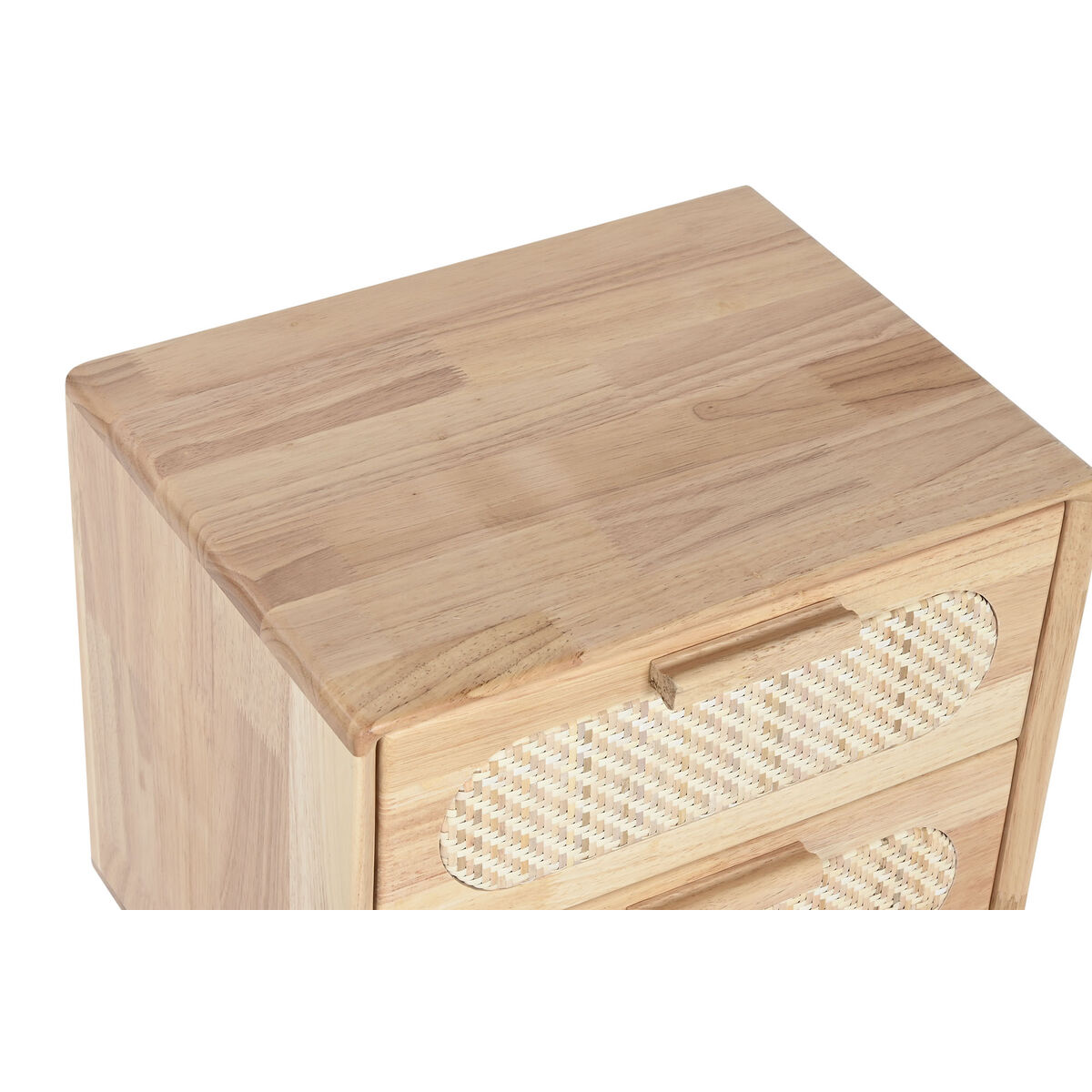 Nattduksbord Home ESPRIT Trä Metall Rattan 40 x 30 x 48 cm - 3