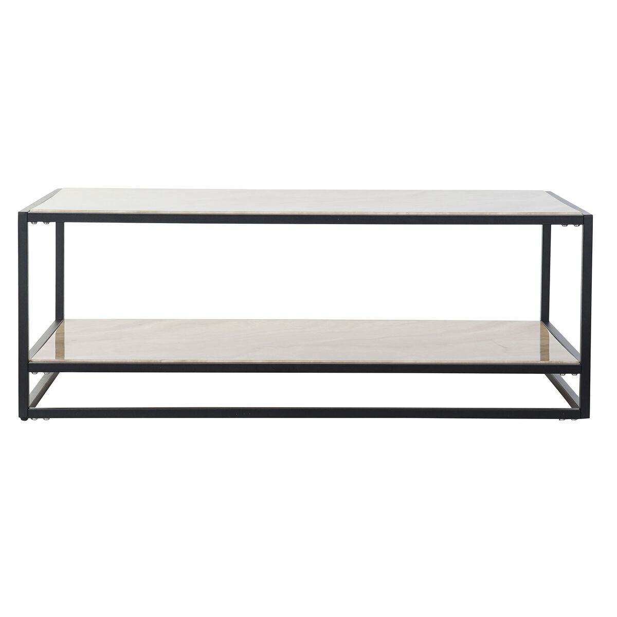 Sidobord DKD Home Decor Stål Silver Trä MDF (120 x 60 x 45 cm) - 4