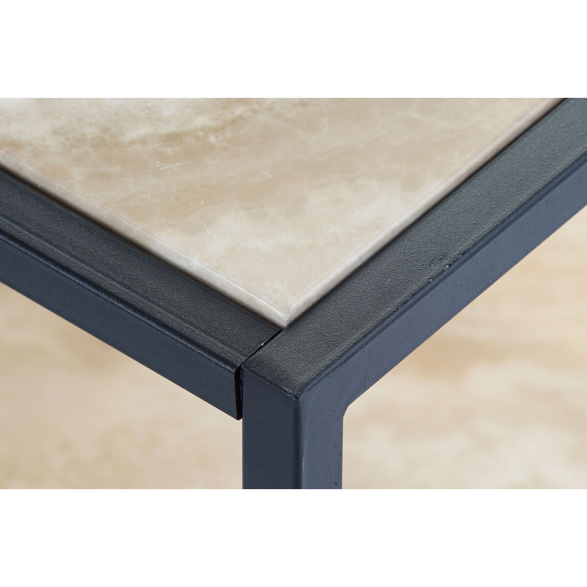 Sidobord DKD Home Decor Stål Silver Trä MDF (120 x 60 x 45 cm) - 11
