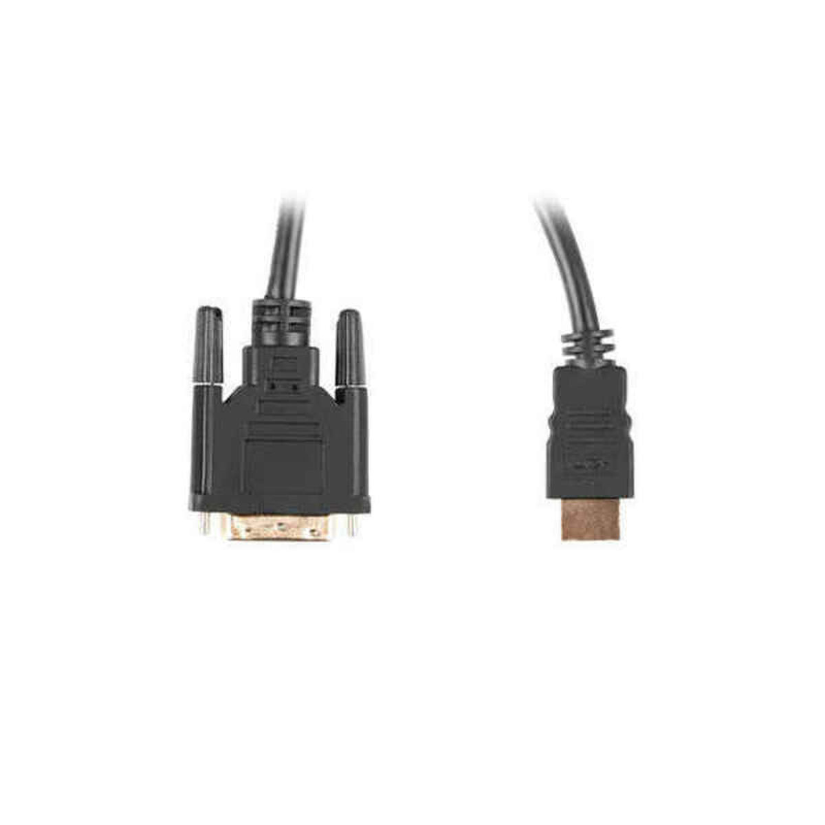 Kabel HDMI Lanberg CA-HDDV-20CU-0030-BK Svart 3 m - 3