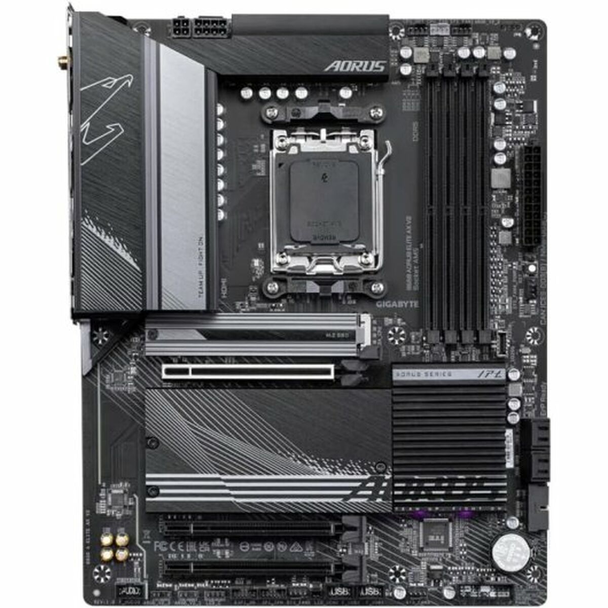 Moderkort Gigabyte B650 AORUS ELITE AX V2 Intel Wi-Fi 6 AMD B650 AMD AM5 - 2