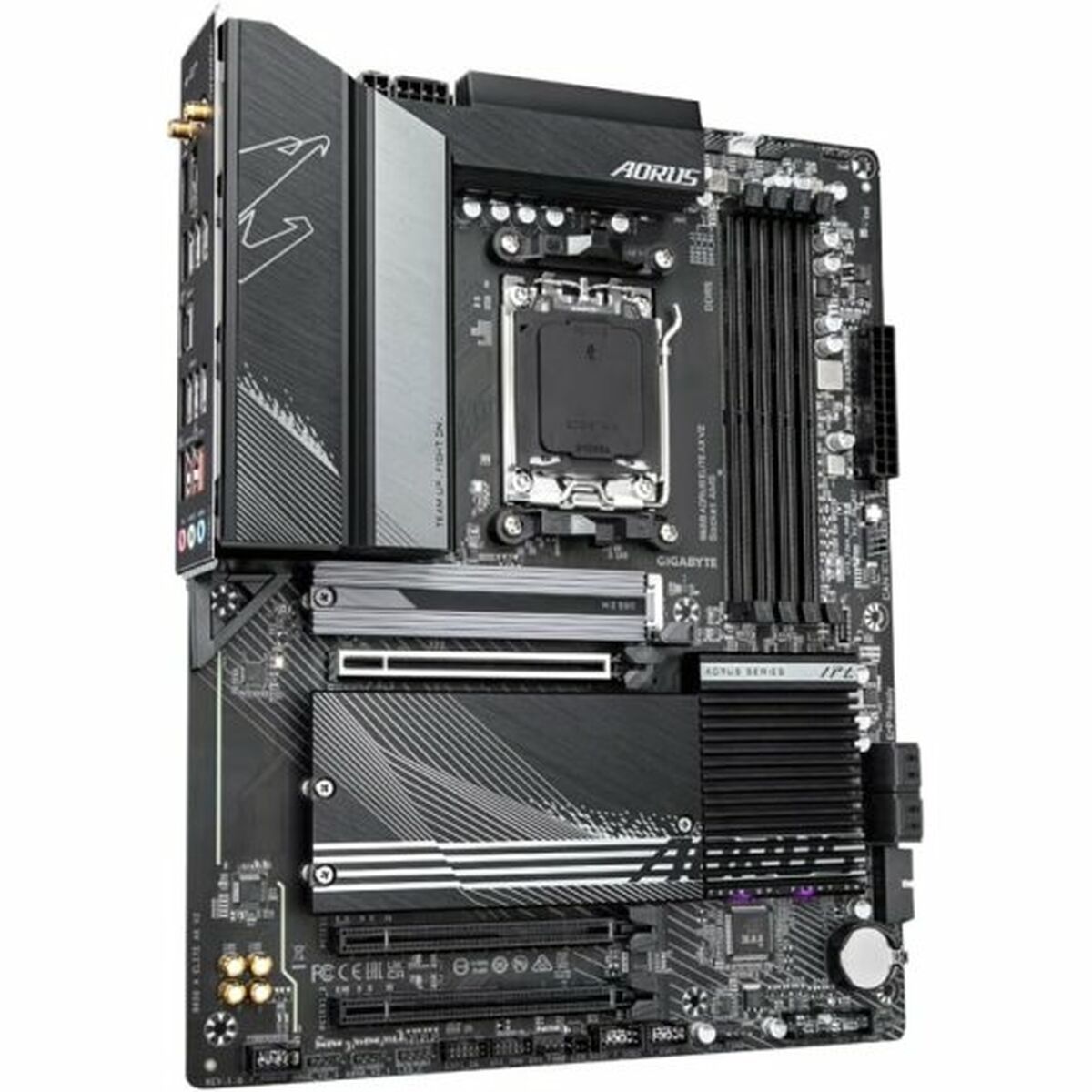 Moderkort Gigabyte B650 AORUS ELITE AX V2 Intel Wi-Fi 6 AMD B650 AMD AM5 - 3