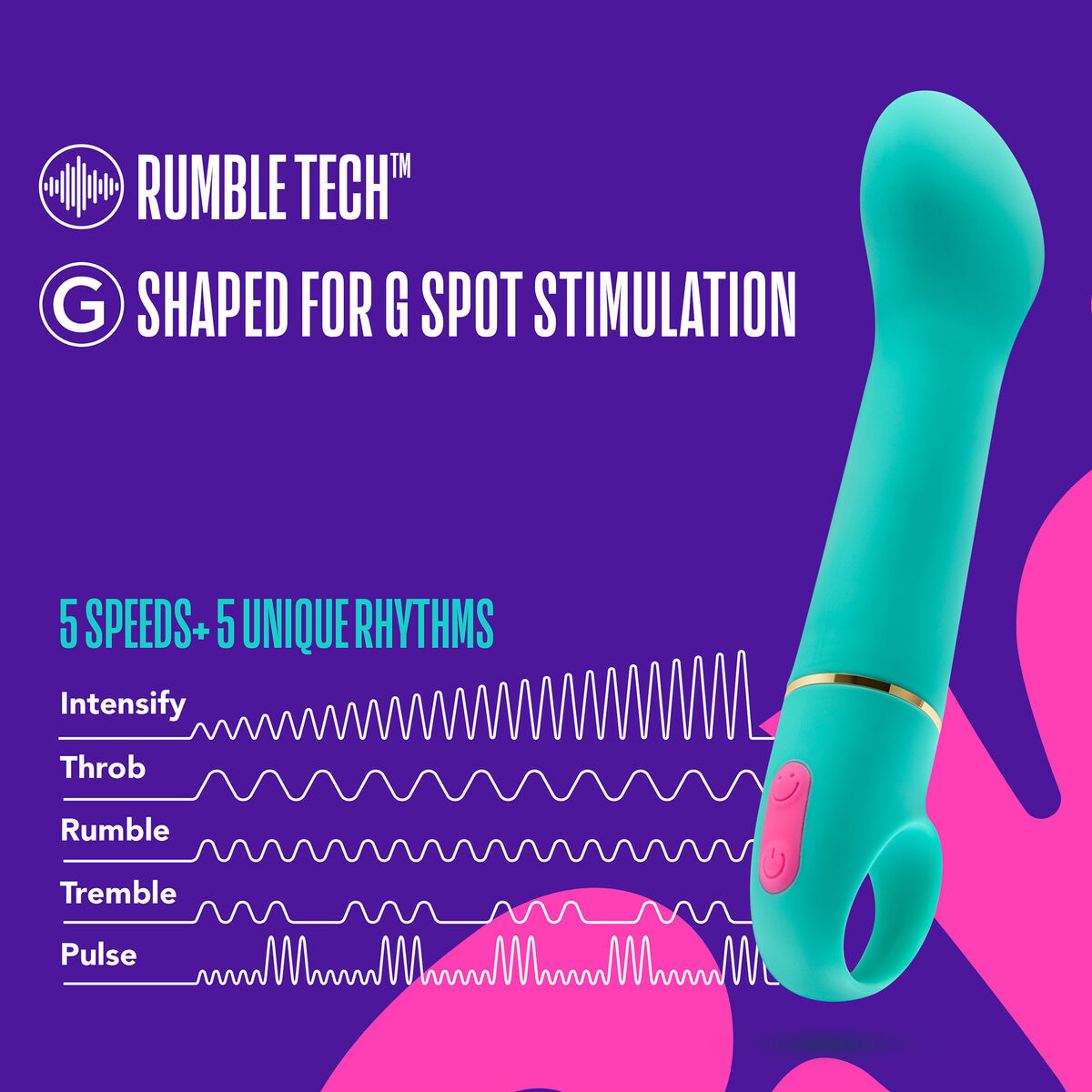 G-spotvibrator Blush Aria Grön - 7