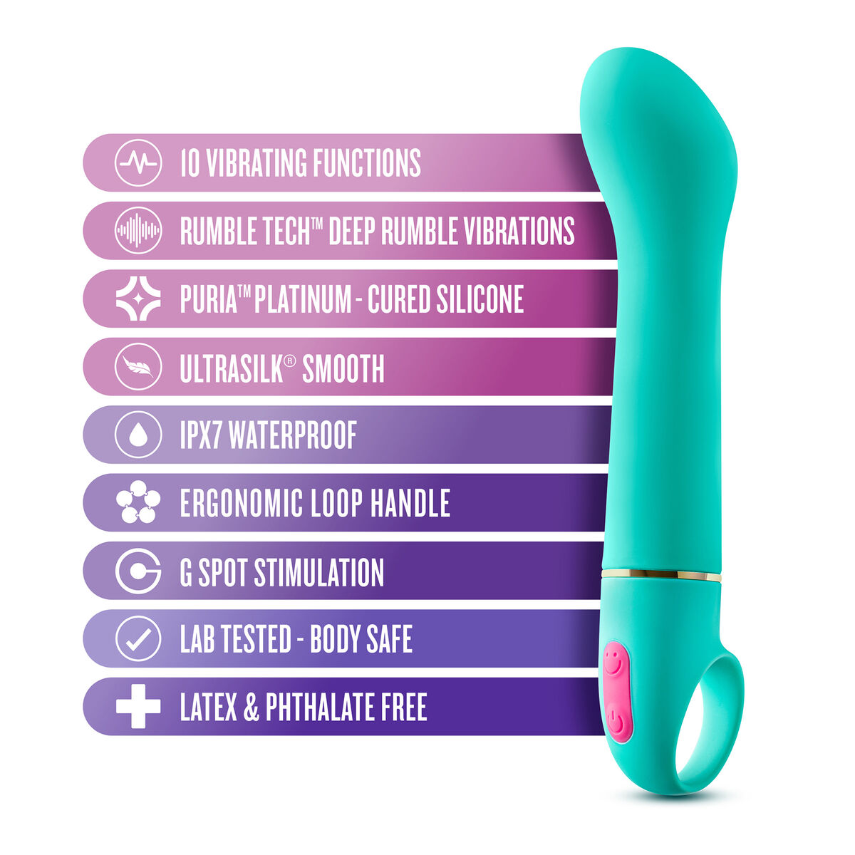G-spotvibrator Blush Aria Grön - 6