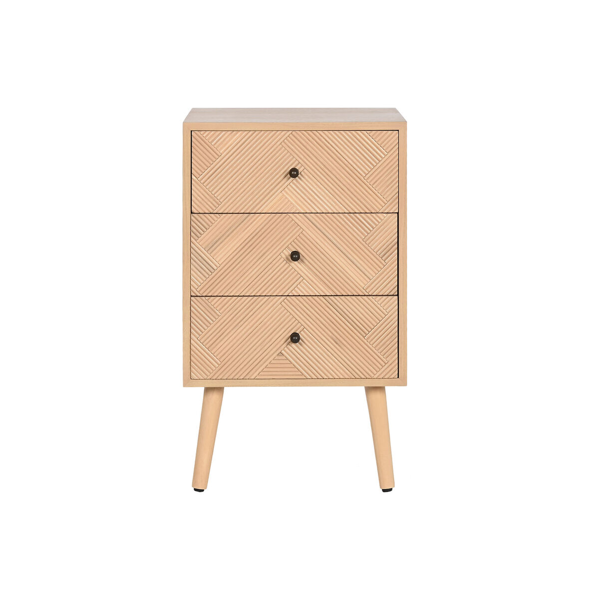 Nattduksbord Home ESPRIT Naturell Paulowniaträ Trä MDF 42 x 34 x 70 cm - 6