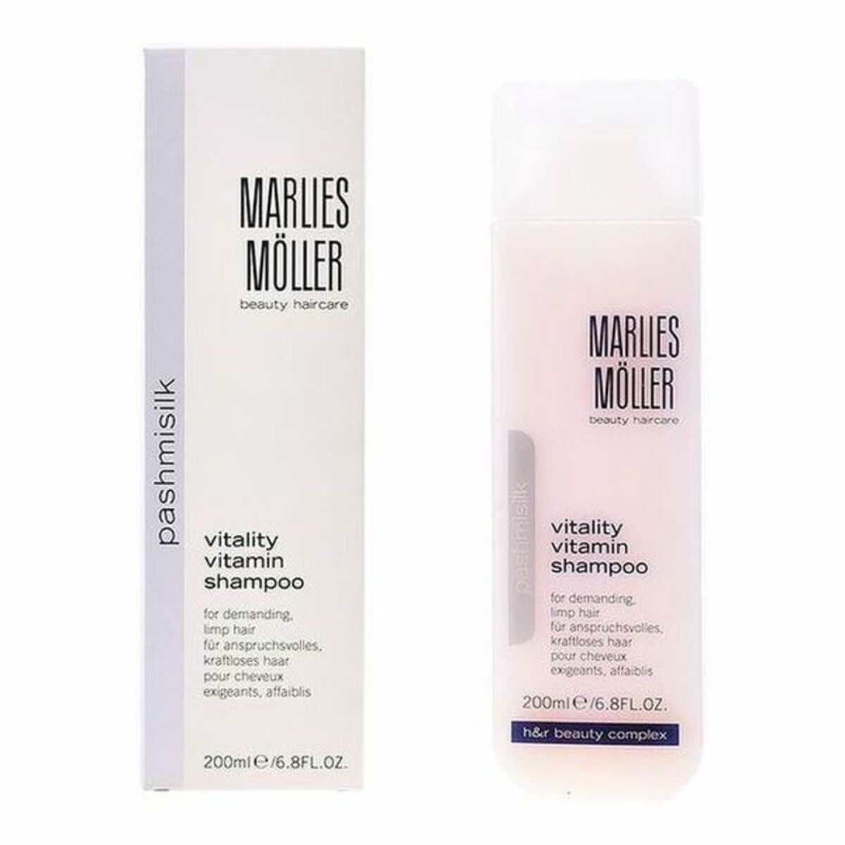 Vårdande schampo Marlies Möller Pashmisilk 200 ml