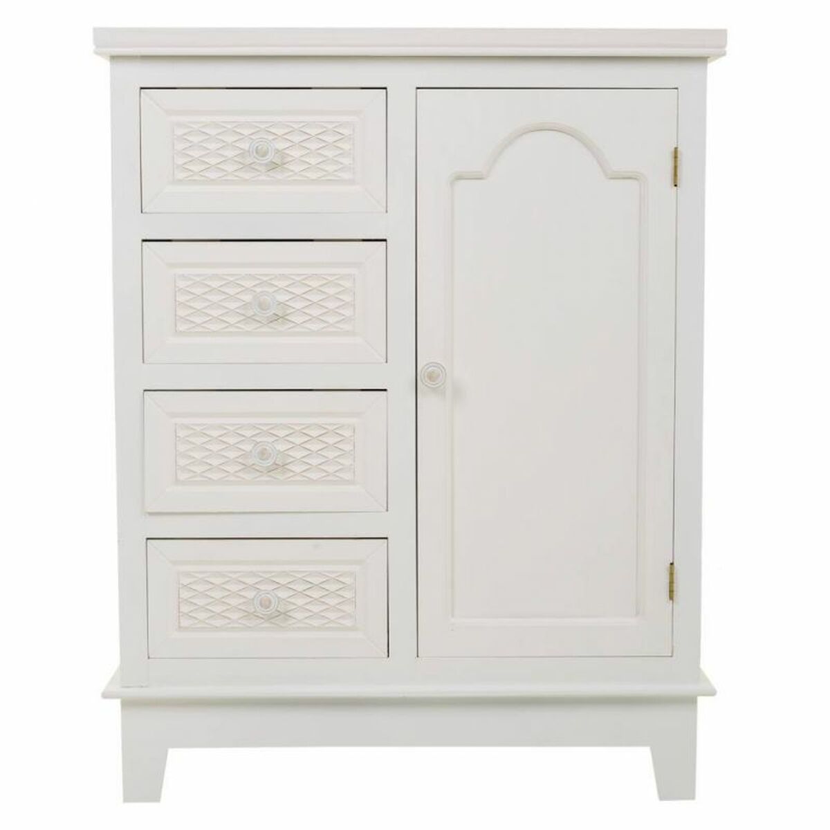 Mottagare Alexandra House Living Vit Kräm 32 x 84 x 66 cm - 2