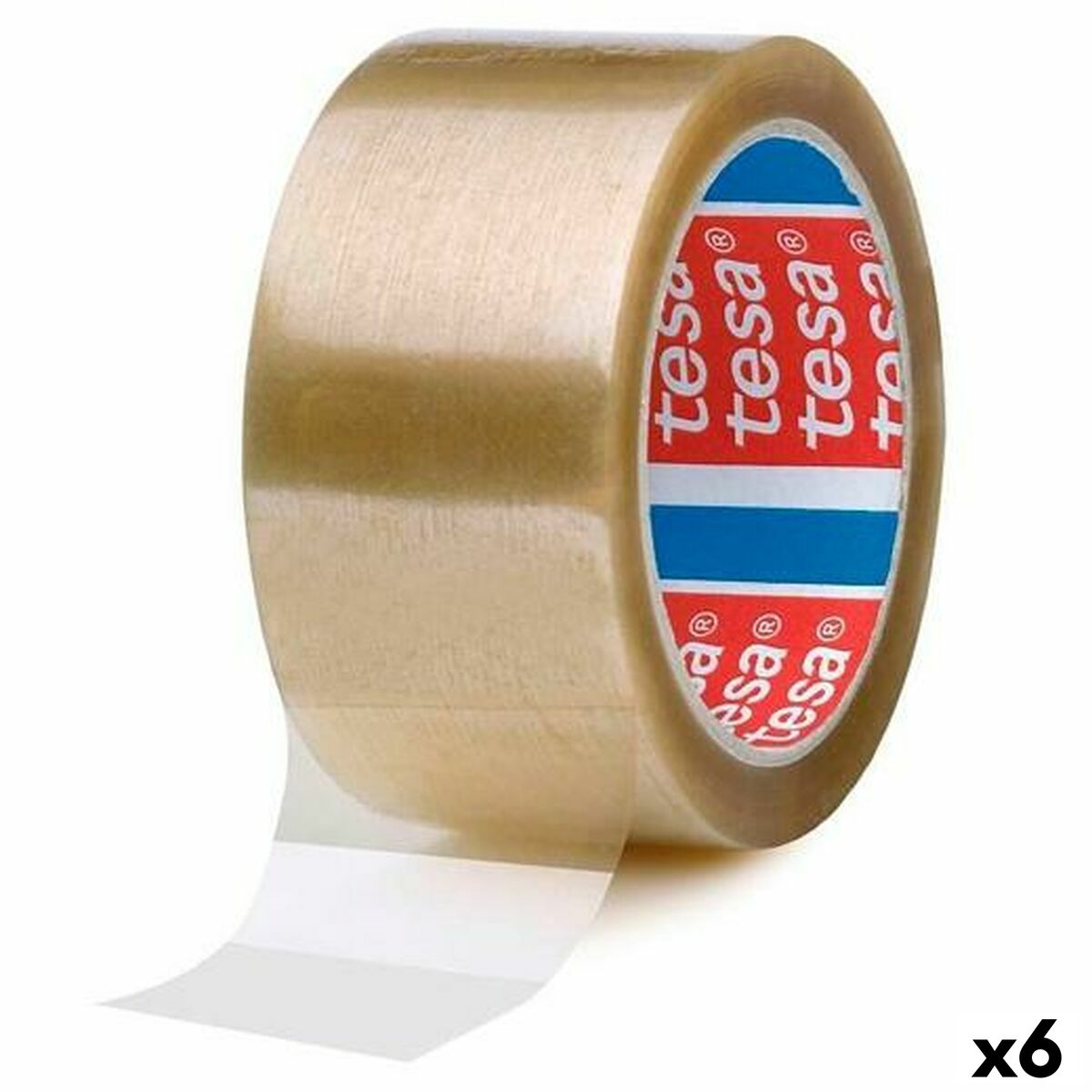 Självhäftande band TESA 132 m Transparent Multicolour (6 antal) - 3
