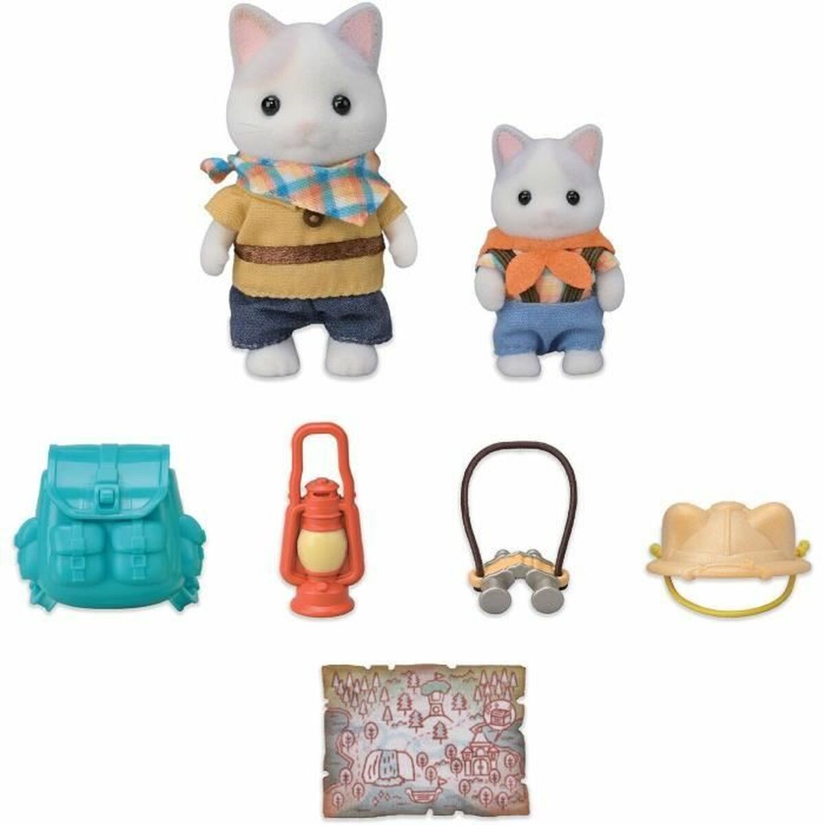 Playset Sylvanian Families Son and Baby Cat Latte - Secret Forest Adventure - 2