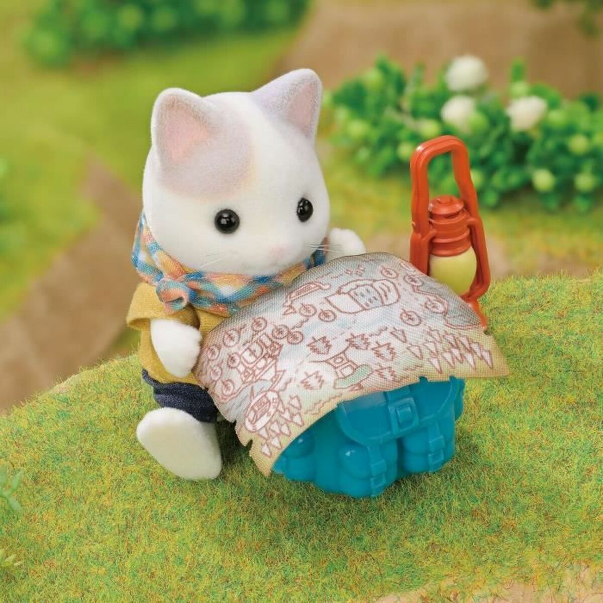 Playset Sylvanian Families Son and Baby Cat Latte - Secret Forest Adventure - 5