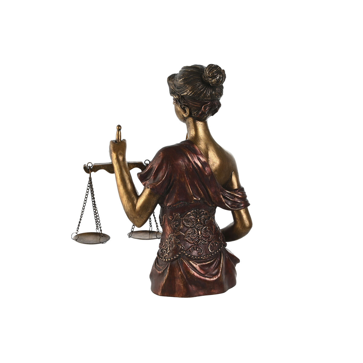 Prydnadsfigur Home ESPRIT Koppar 24,5 x 14 x 33,5 cm - 3