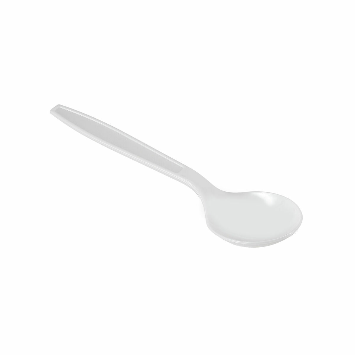 Set med skedar Algon Återanvändningsbar Vit 10 antal 16,6 cm - 2