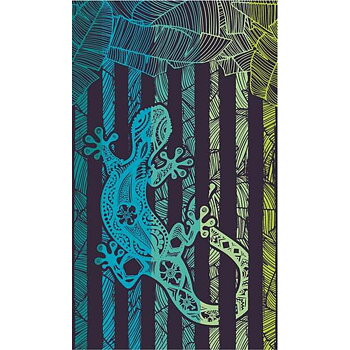 Strandbadduk Secaneta Otipi 90 x 165 cm Jacquard Sammet