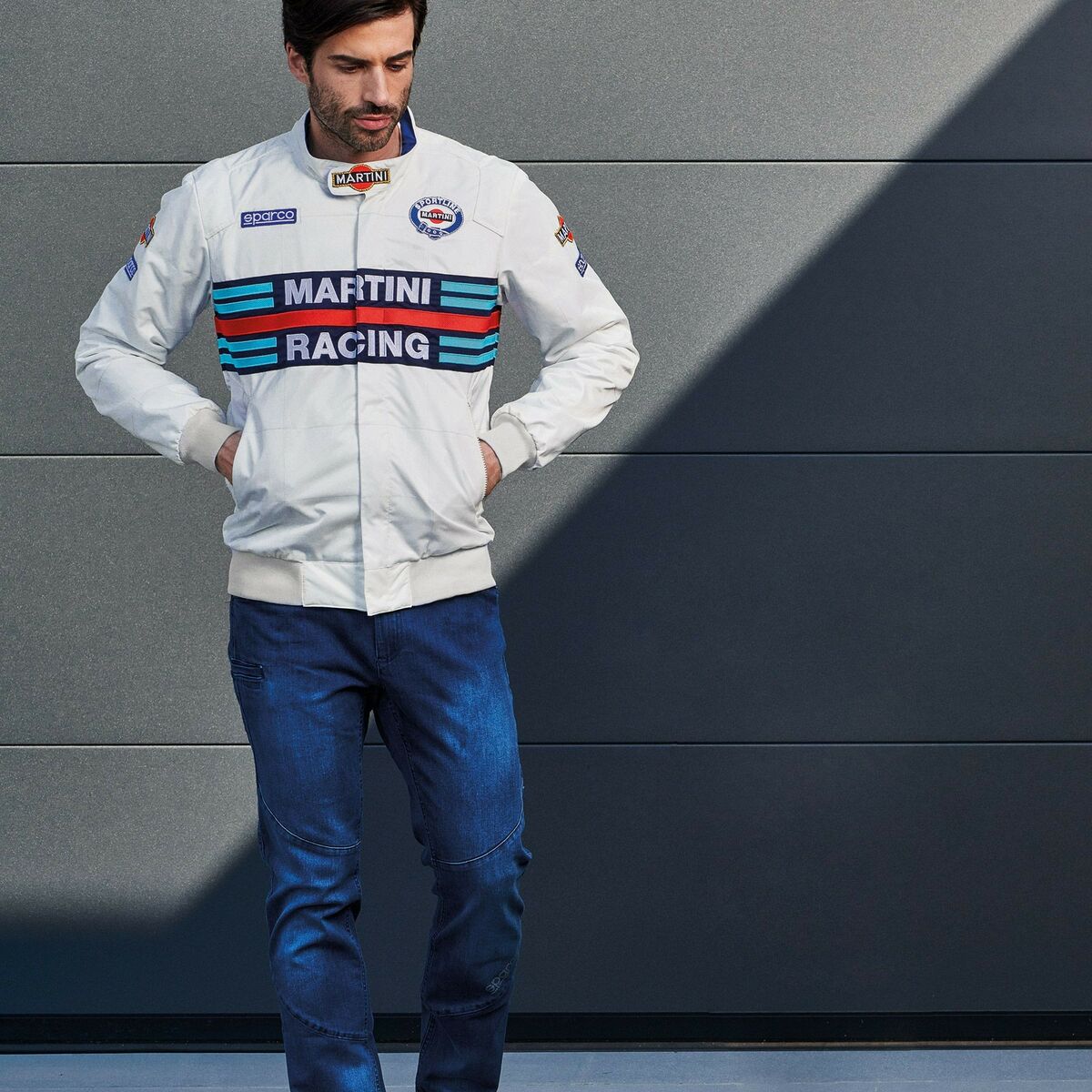Träningsjacka Herr Sparco Martini Racing Vit - 2