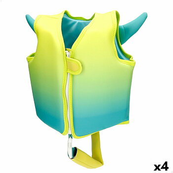 Räddningsväst AquaSport 30 x 30 x 10 cm Gul (4 antal)