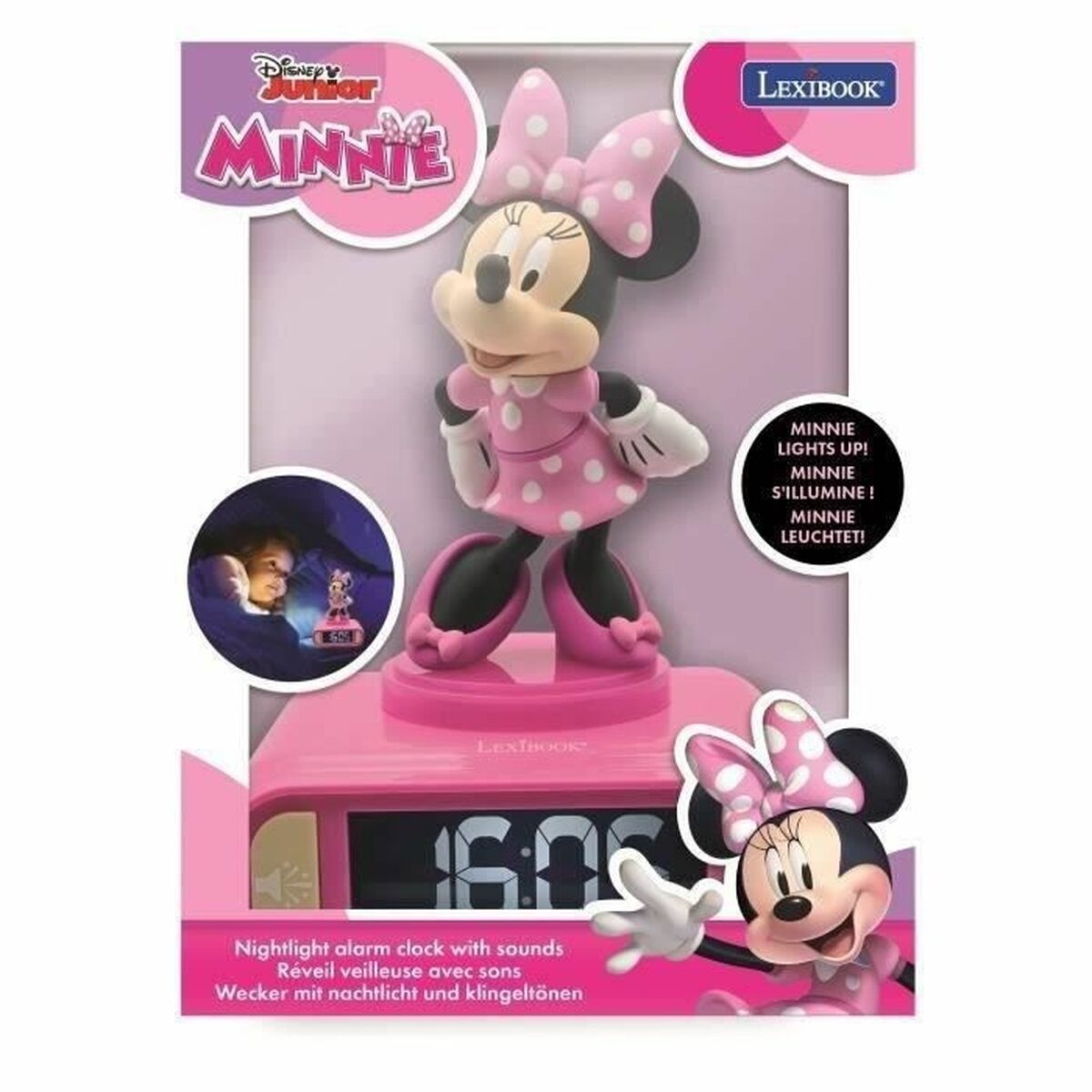 Väckarklocka Lexibook Minnie - 3