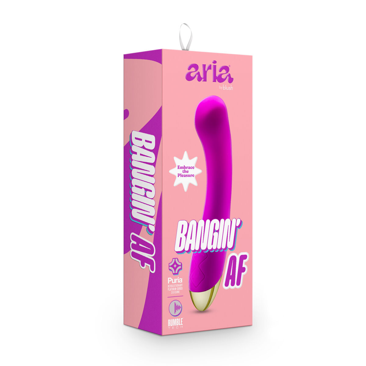 G-spotvibrator Blush Aria Purpur - 5
