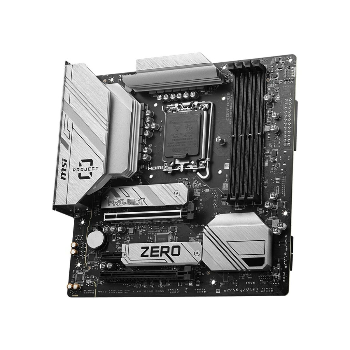 Moderkort MSI B760M PROJECT ZERO LGA 1700 Intel B760 - 4