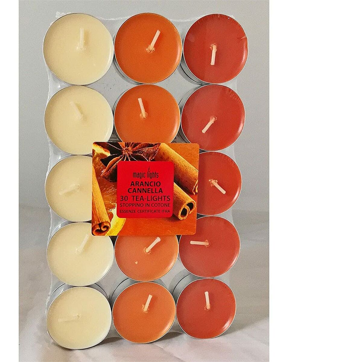 Doftljus Magic Lights Orange Kanel 30 Delar (30 antal)