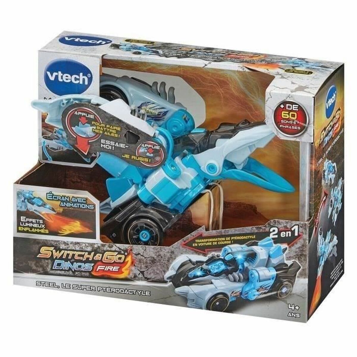 Transformers Vtech Steel, the Super Pterodactyl - 6