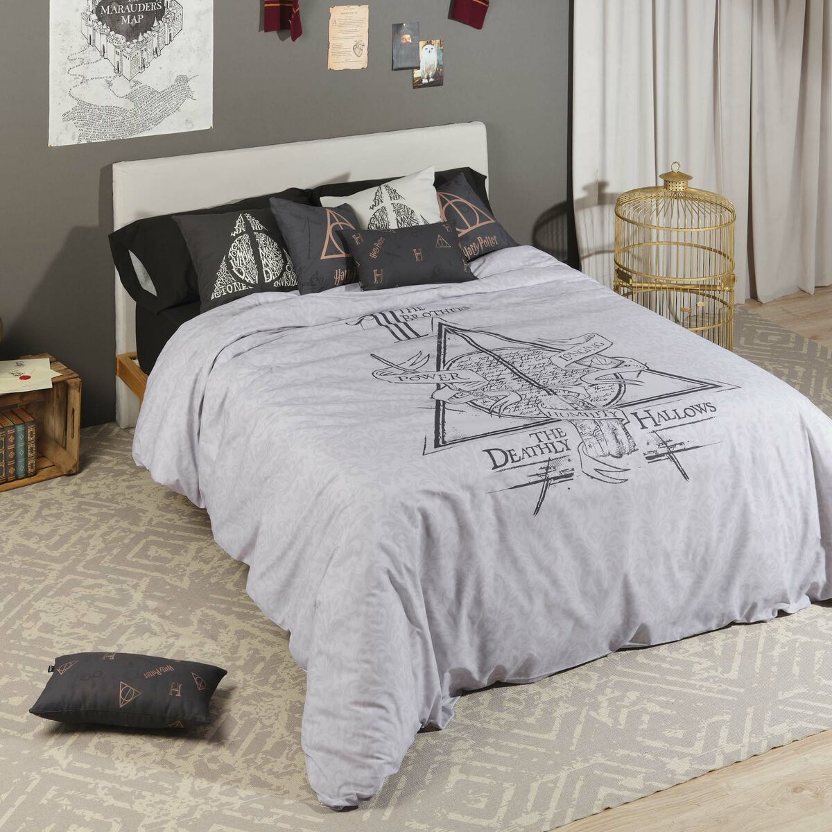 Påslakan Harry Potter Deathly Hallows Legend Säng 80 (Renoverade B) - 5