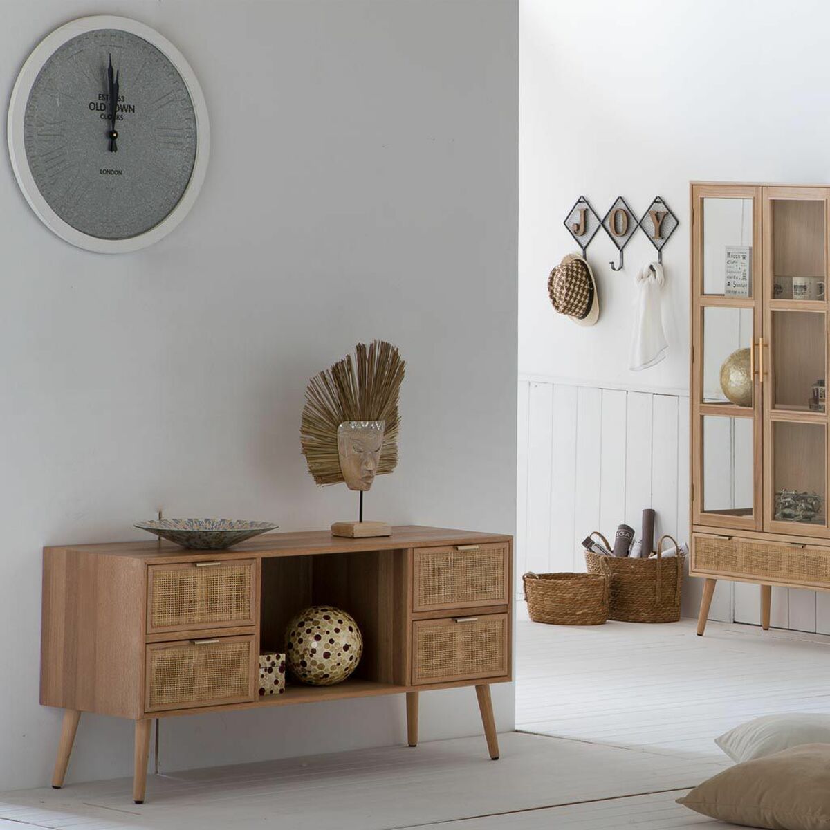 Avlastningsmöbler Alexandra House Living Naturell Trä MDF 42 x 60 x 120 cm - 2