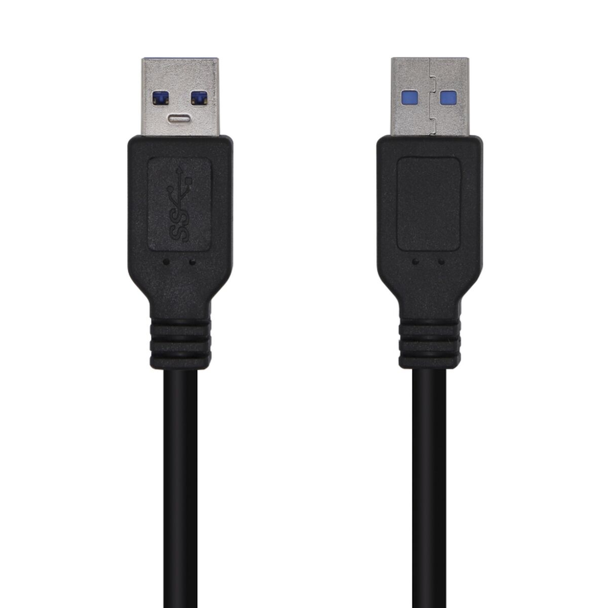 USB-kabel Aisens A105-0447 Svart