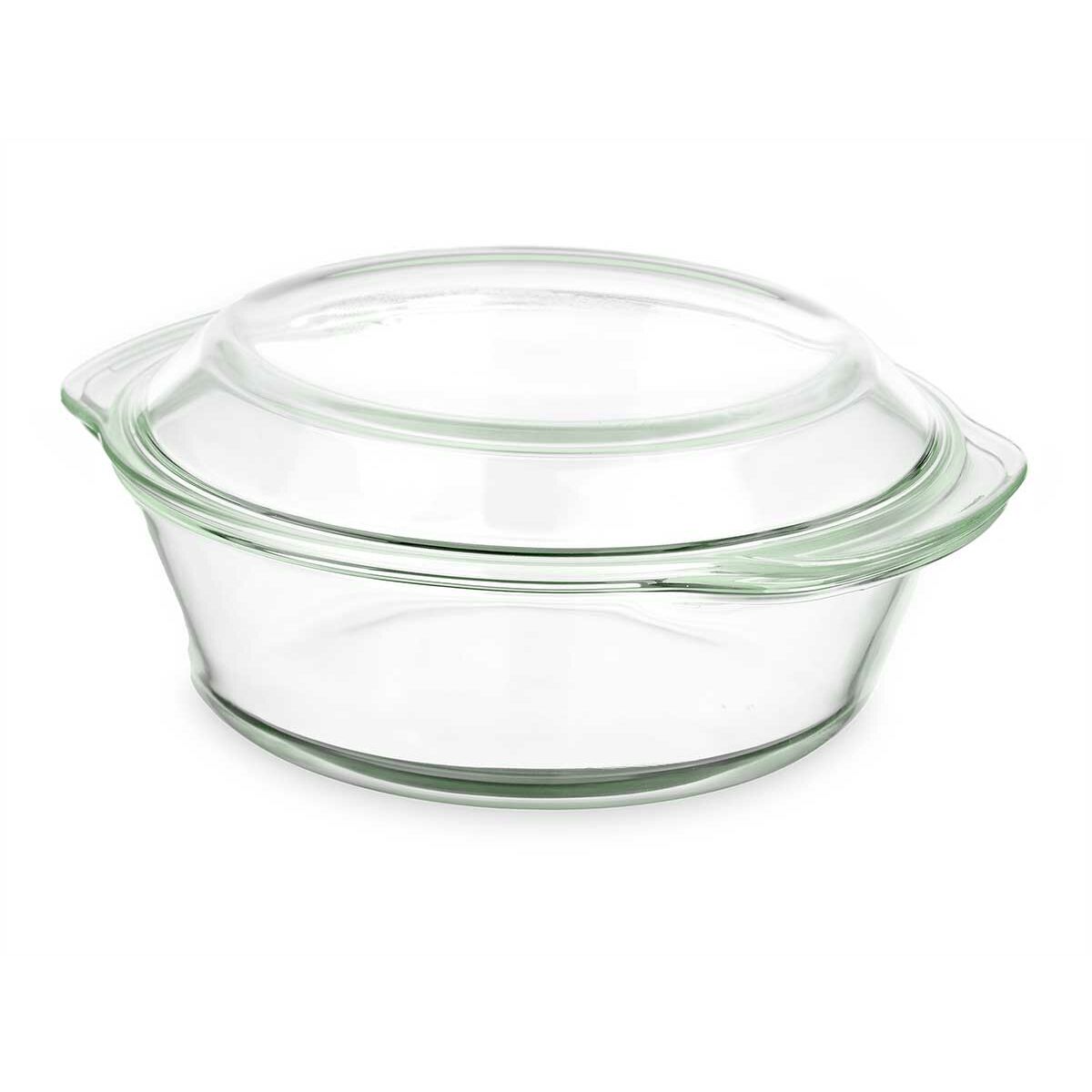 Kastrull med lock Transparent Borosilikatglas 2 L (8 antal) - 3