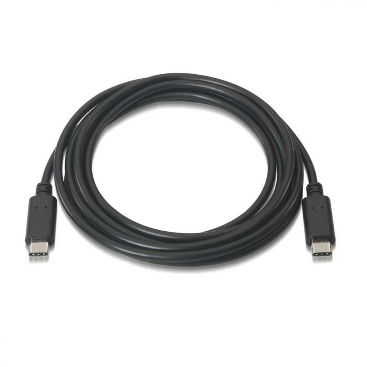 Data-/laddningskabel med USB Aisens A107-0058 Svart 3 m (1 antal) - 2