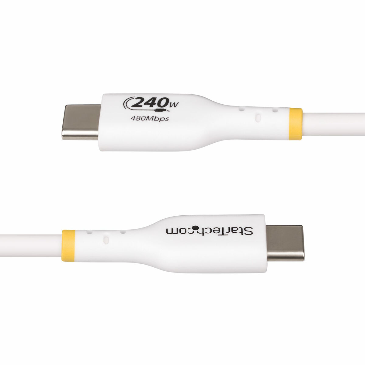USB-kabel Startech USB2EPR1MW Vit 1 m