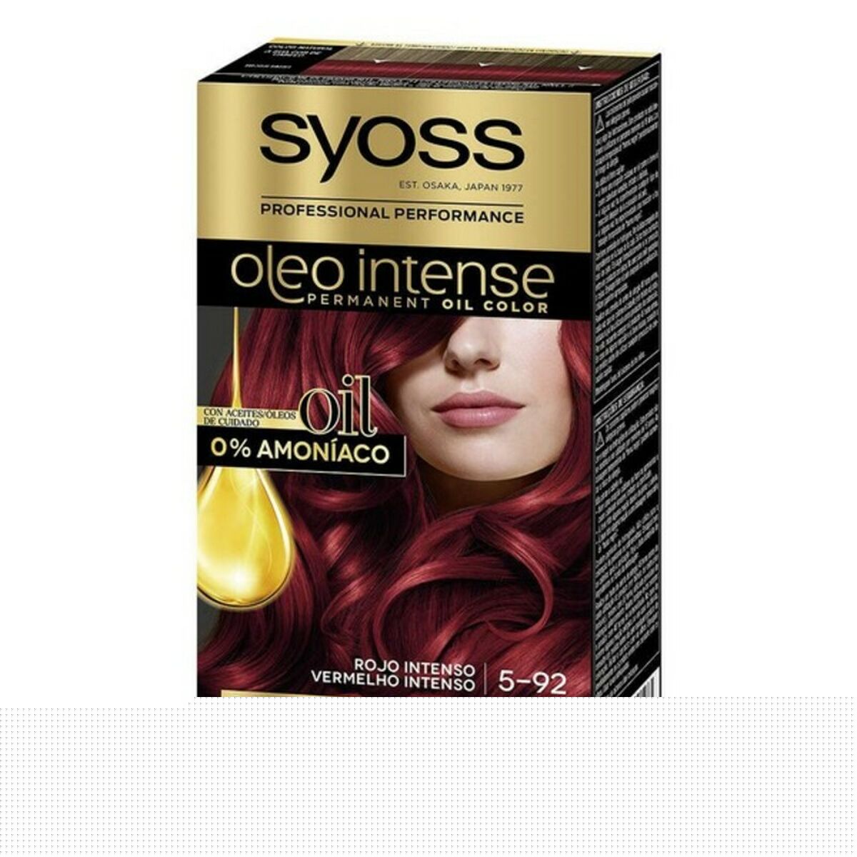 Permanent färg Syoss Olio Intense Knallrött Nº 5,92 Platinablont Nº 5.92-Rojo Intenso