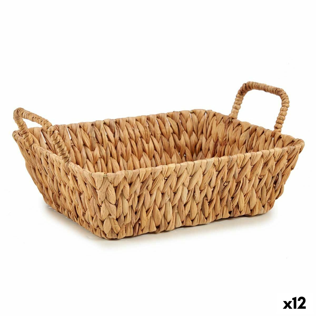 Bordsdekoration Gift Decor Brun Metall Vattenhyacint 40 x 16 x 28,5 cm 42 x 16 x 28,5 cm (12 antal)
