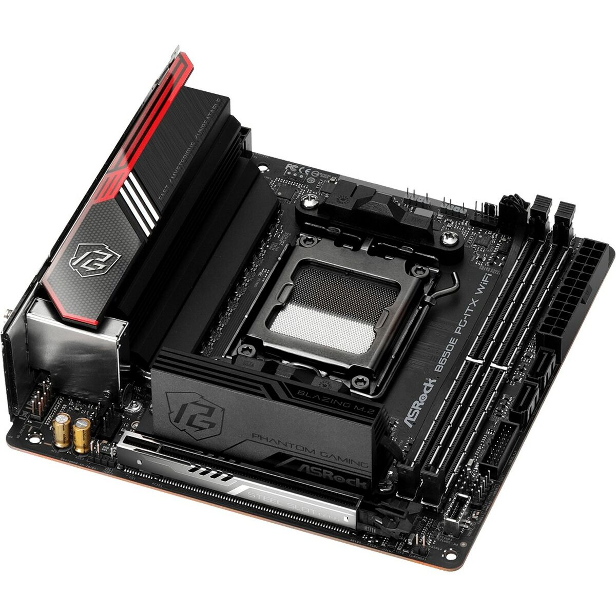 Moderkort ASRock B650E PG-ITX WIFI Intel Wi-Fi 6 AMD B650 AMD AM5 - 4