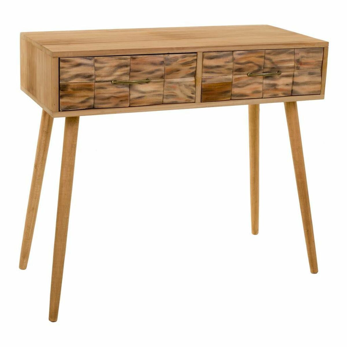 Hallmöbel med lådor Alexandra House Living Naturell 43 x 79 x 87 cm