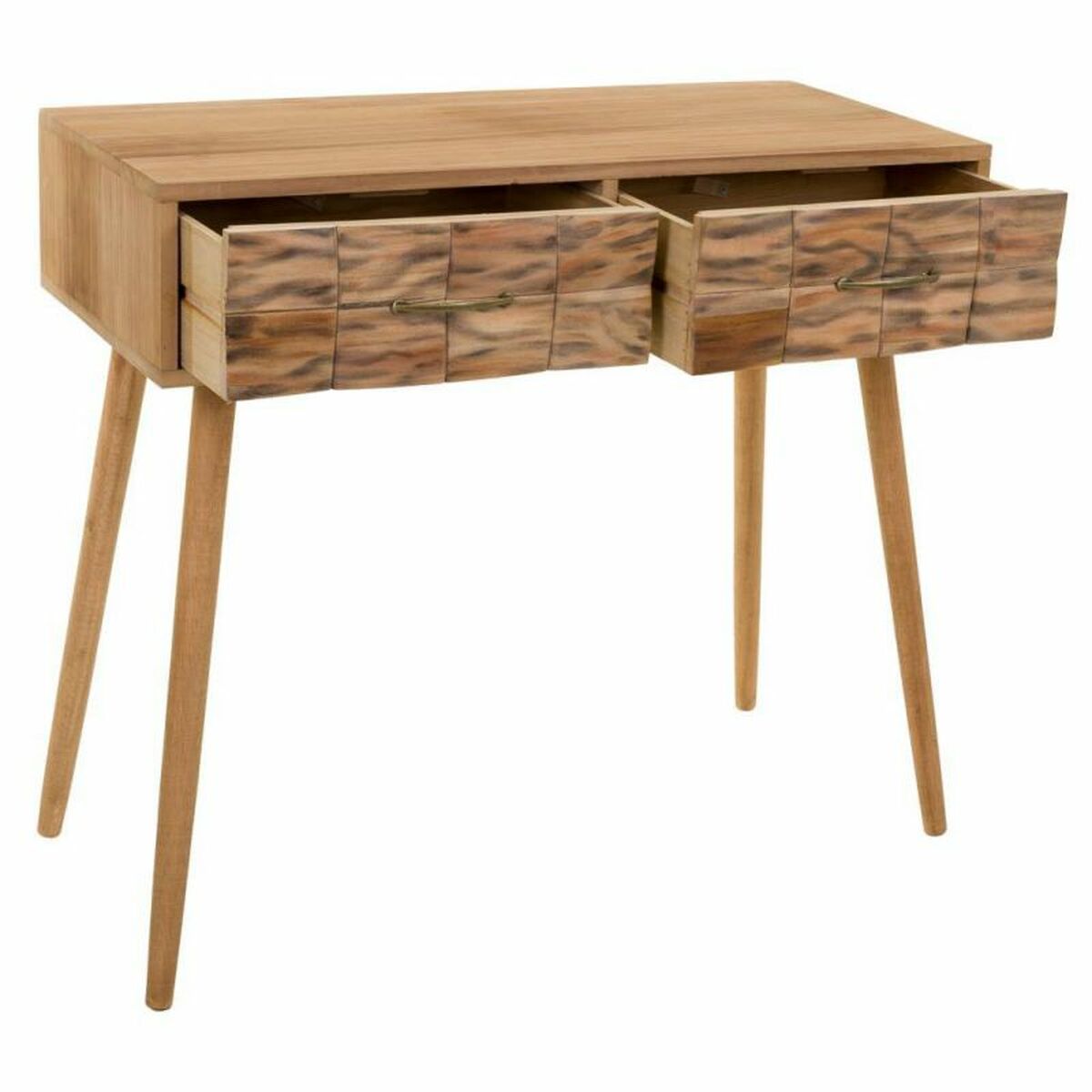 Hallmöbel med lådor Alexandra House Living Naturell 43 x 79 x 87 cm - 3