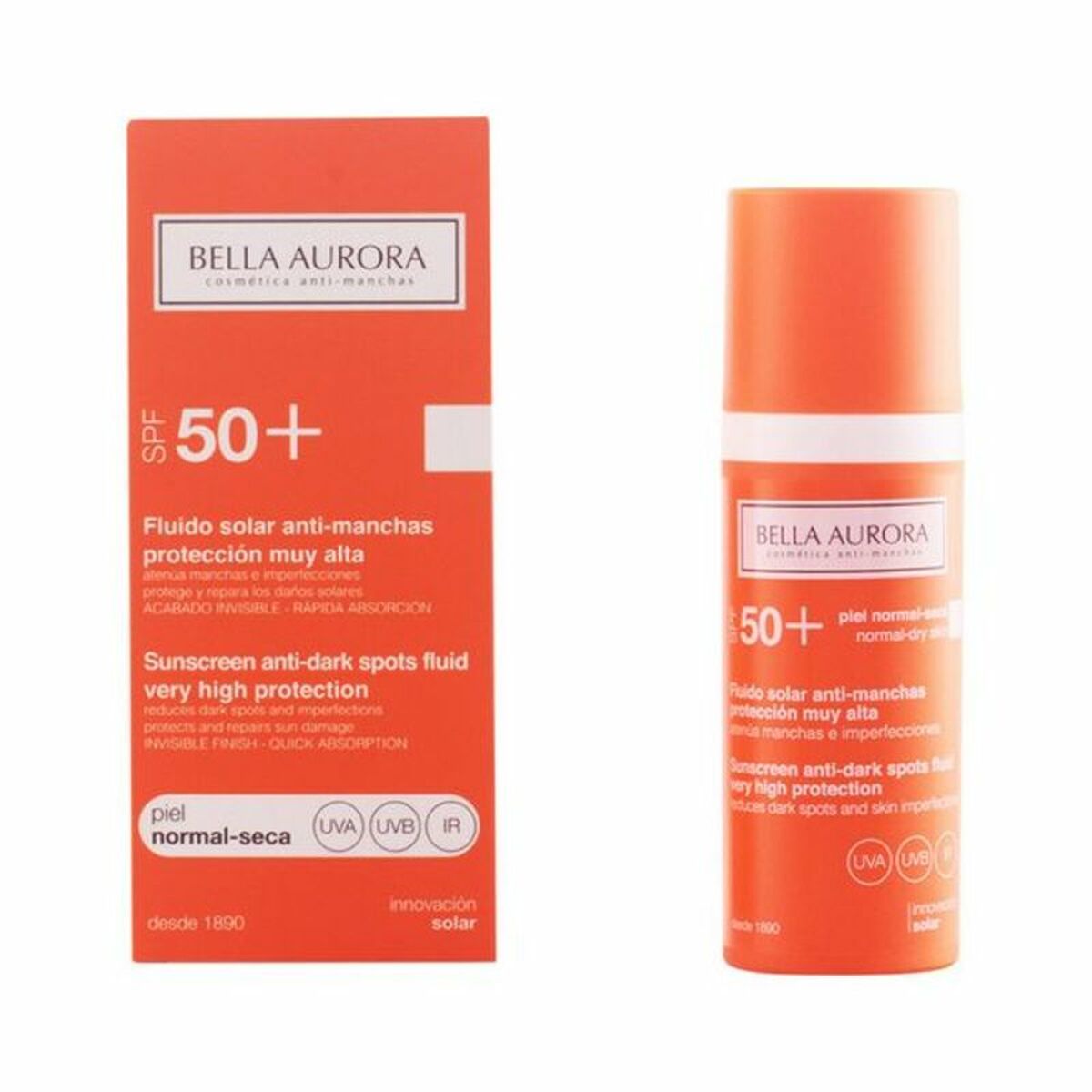 Sol Lotion som Motverkar Bruna Fläckar Bella Aurora 2526108