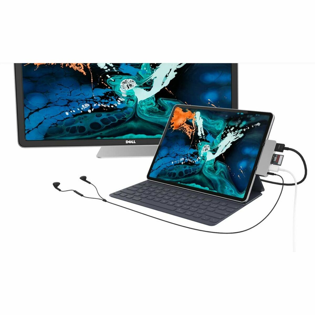USB-HUB Hyper HD319E-Grey Grå - 14