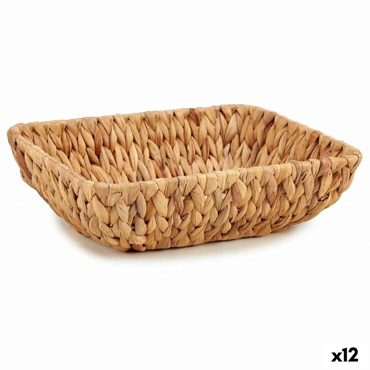 Bordsdekoration Gift Decor Brun Metall Vattenhyacint 30 x 9 x 22 cm (12 antal) - 3