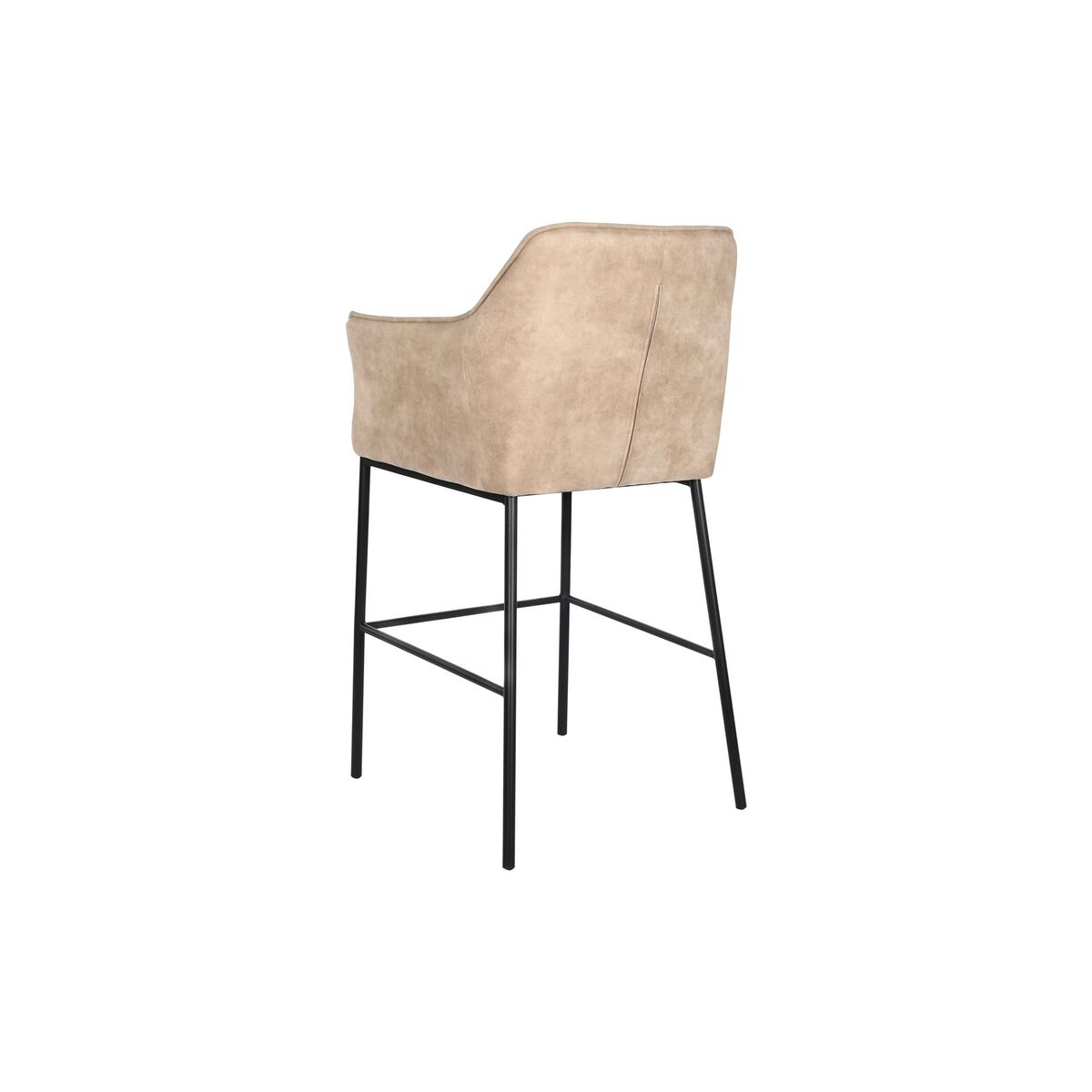 Sittpall DKD Home Decor Svart Beige Metall 59 x 60 x 107 cm - 6