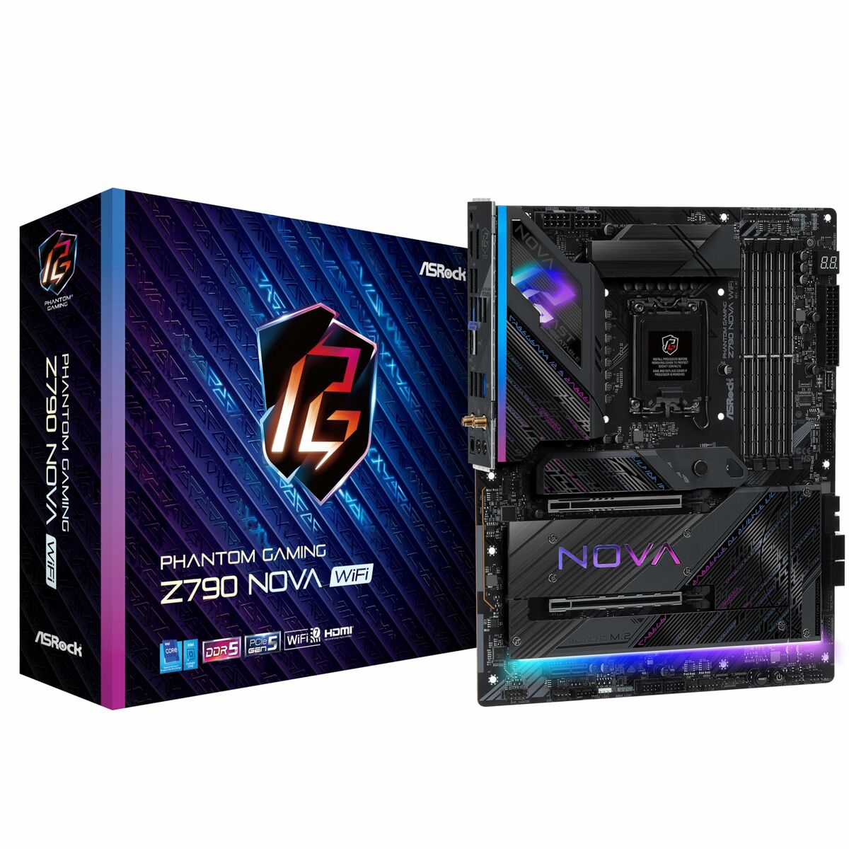 Moderkort ASRock Z790 NOVA WIFI LGA 1700 INTEL Z790