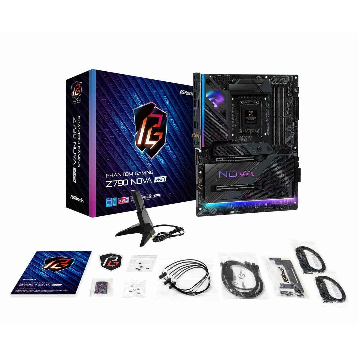 Moderkort ASRock Z790 NOVA WIFI LGA 1700 INTEL Z790 - 6