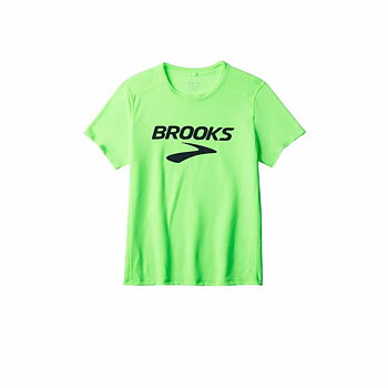 T-shirt med kortärm Herr Brooks Distance Sleeve 3.0 Grön