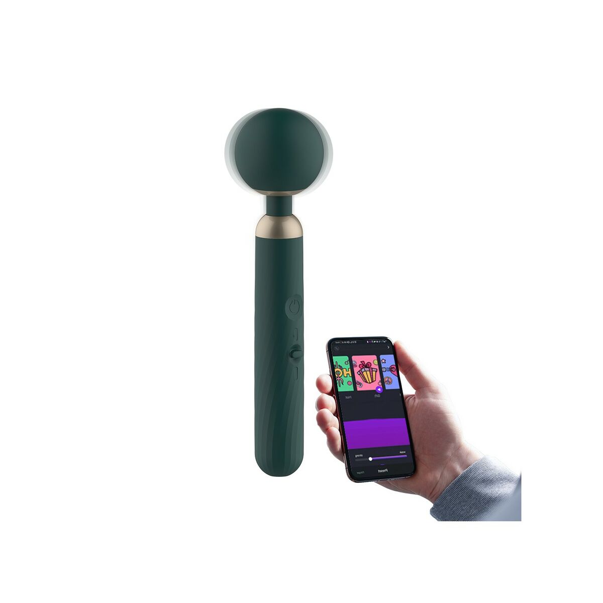 Elektrisk handmassageapparat Magic Motion Svart