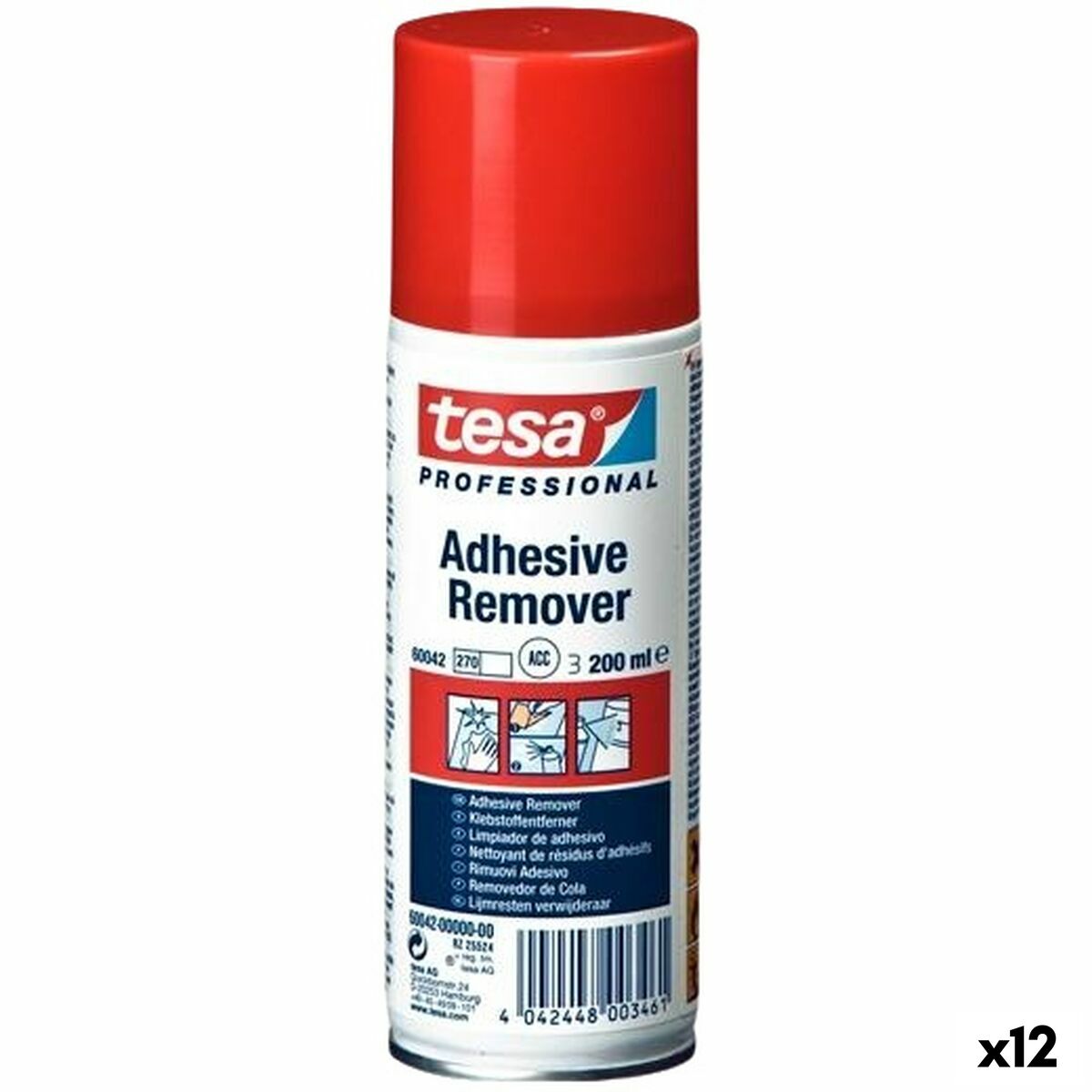 Rengöringsmedel för Lim TESA 200 ml Spray (12 antal) - 5
