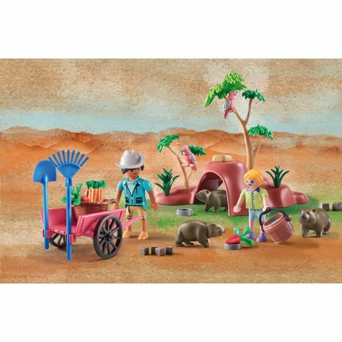 Playset Playmobil Wombat burrows - 3