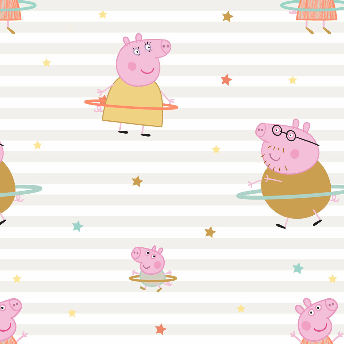 Bäddset Peppa Pig Hula Hoop Multicolour - 4